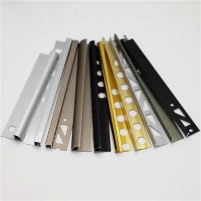 Different Colors Fireproof Aluminium Metal Tile Edge Trim for Ceramic Borders