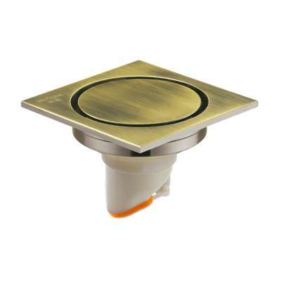 Deodorant and Insect Prevention Bathroom Drain Strainer Brass Floor Drain